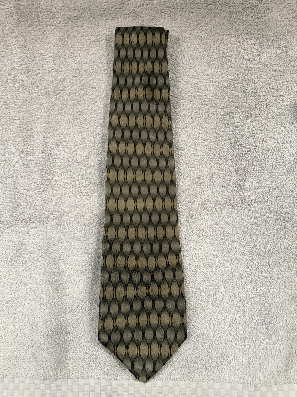 Vintage Grateful Dead Body And Mind Silk Tie Jerry Garcia Abstract 1990s
